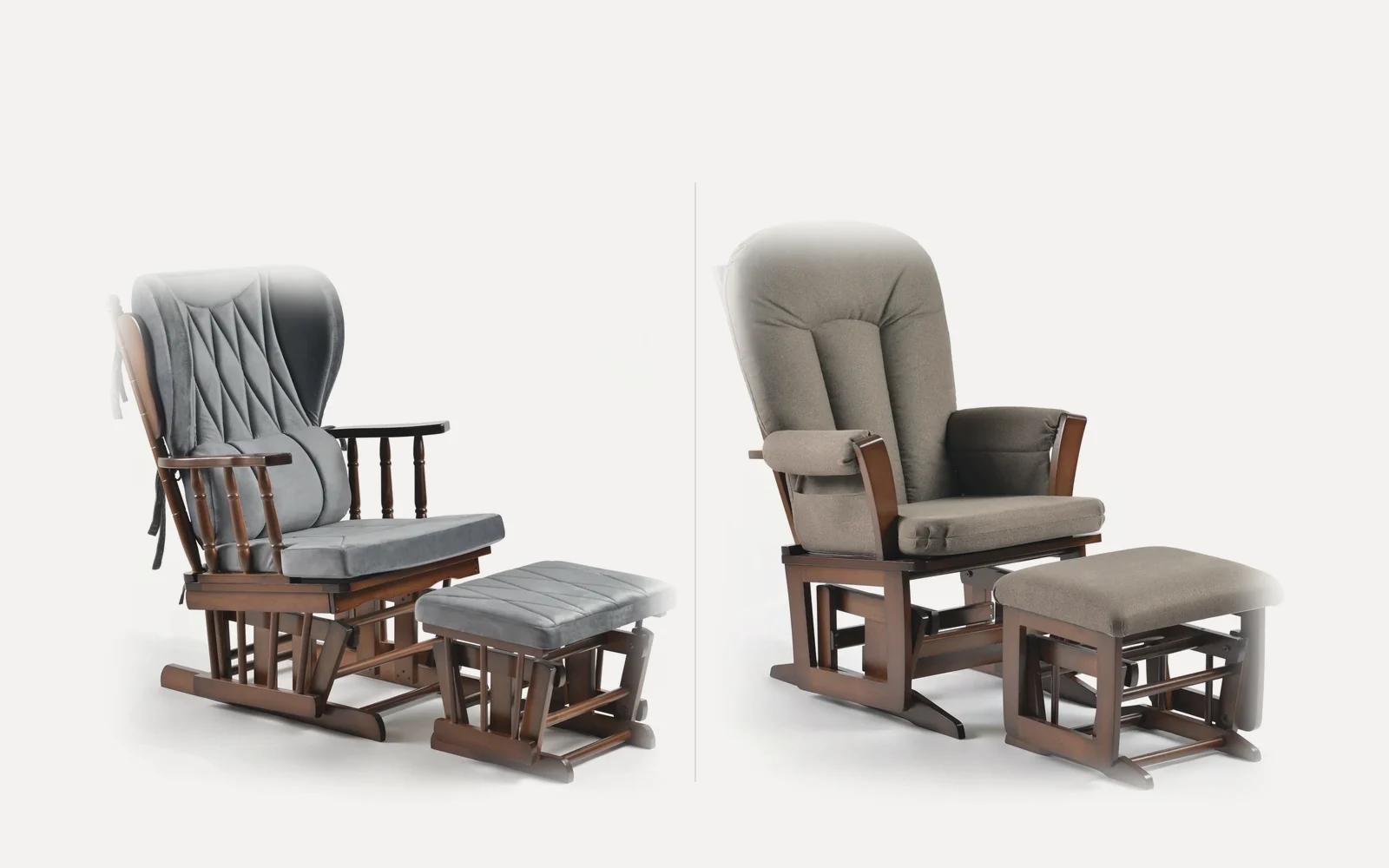 Comfort Deluxe or Joli: choosing between our two glider sets