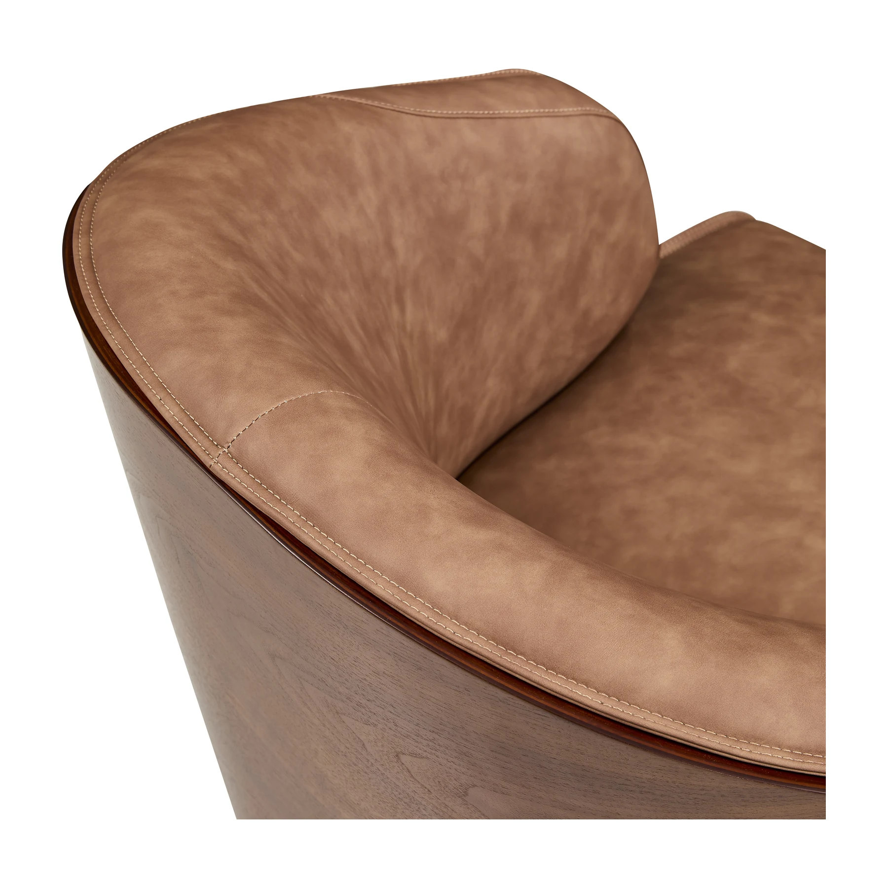 Ciao Swivel Relax Chair — Brown — view 3