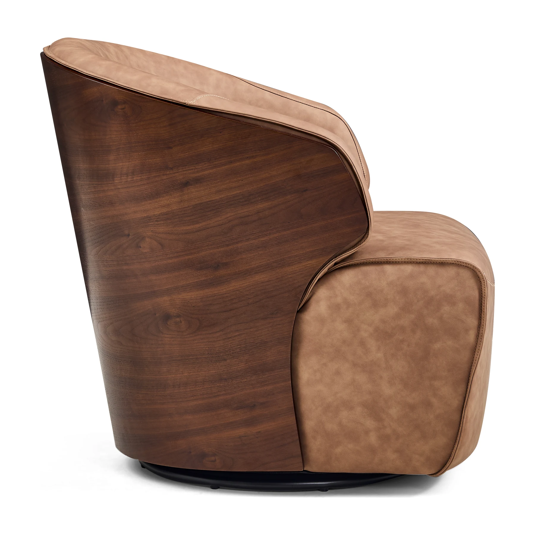 Ciao Swivel Relax Chair — Brown — view 5