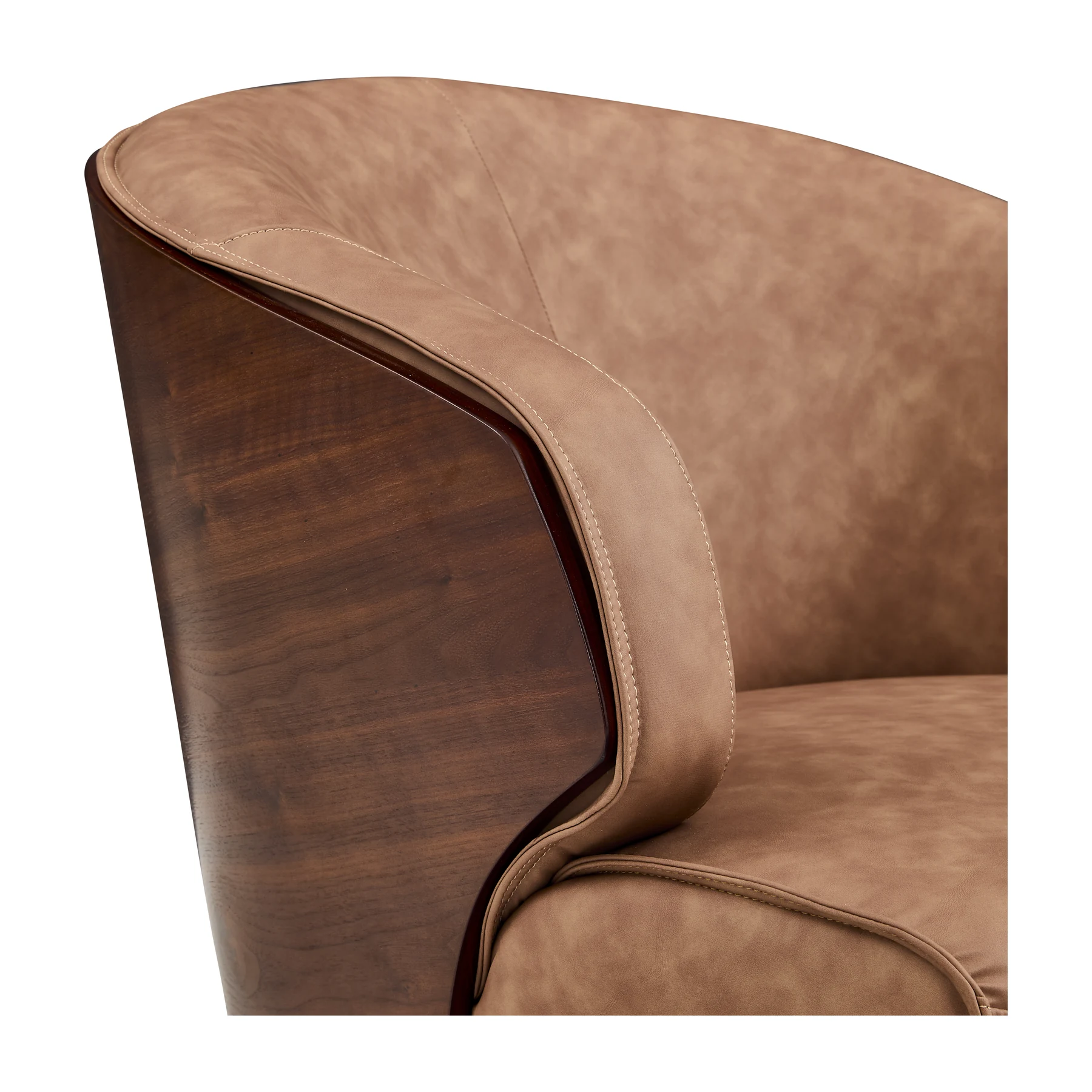 Ciao Swivel Relax Chair — Brown — view 6