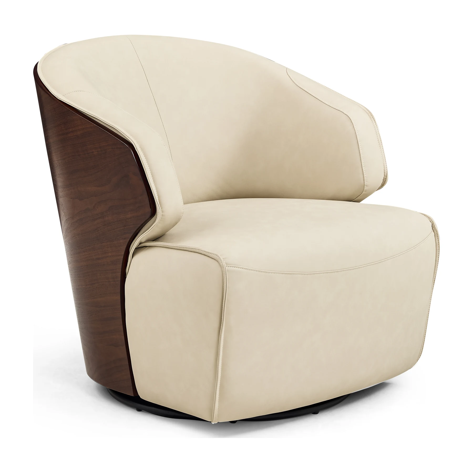 Ciao Swivel Relax Chair — Cream — view 1