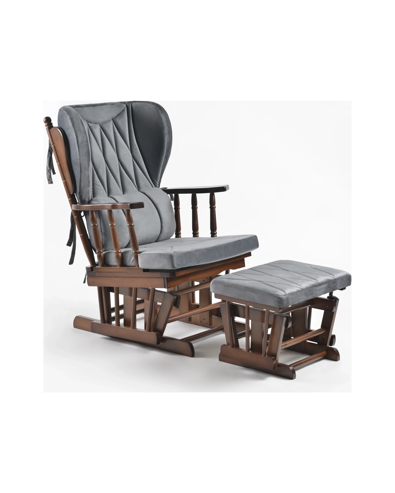 Comfort Deluxe Glider Chair and Ottoman Set