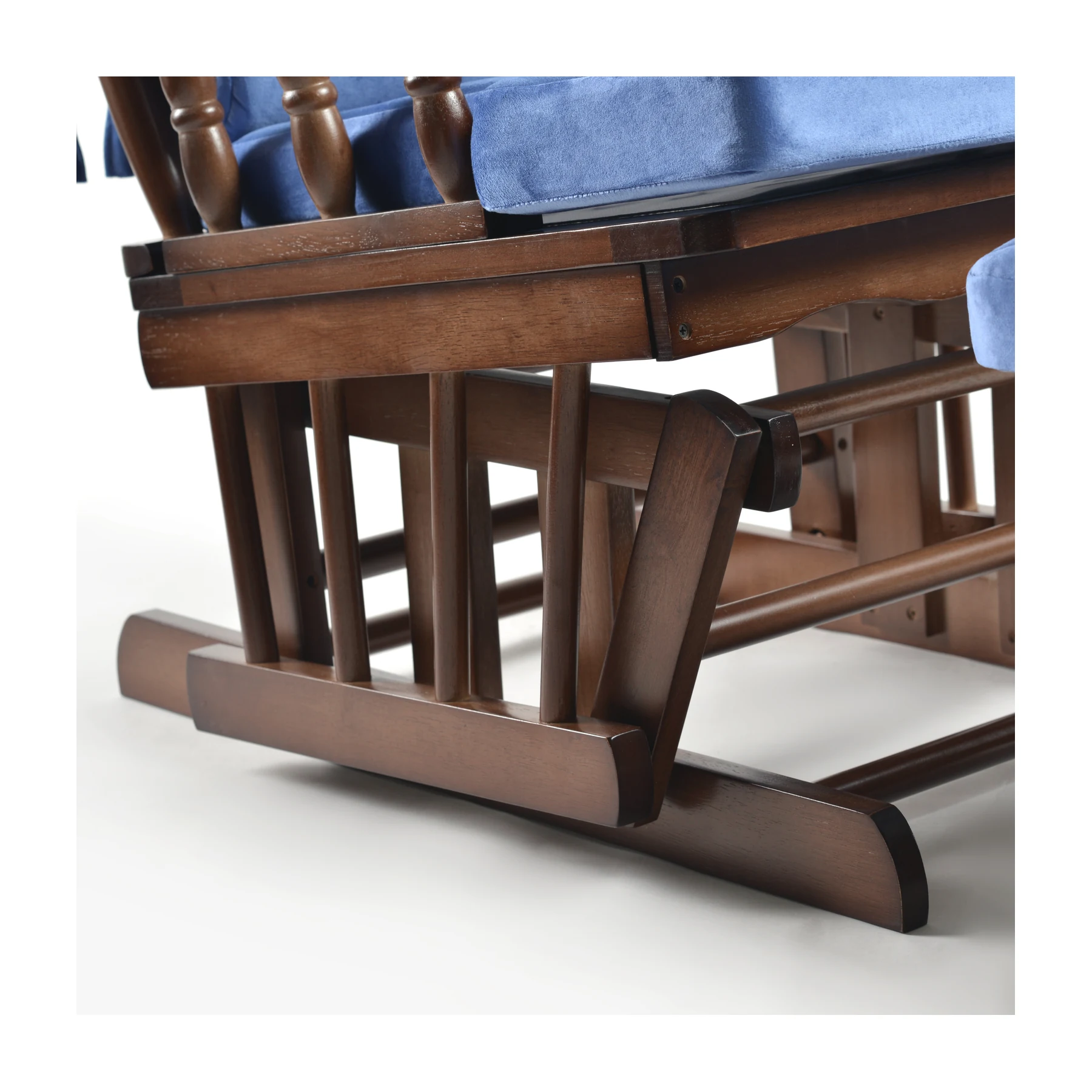 Comfort Deluxe Glider Chair and Ottoman Set — Cloud — view 5