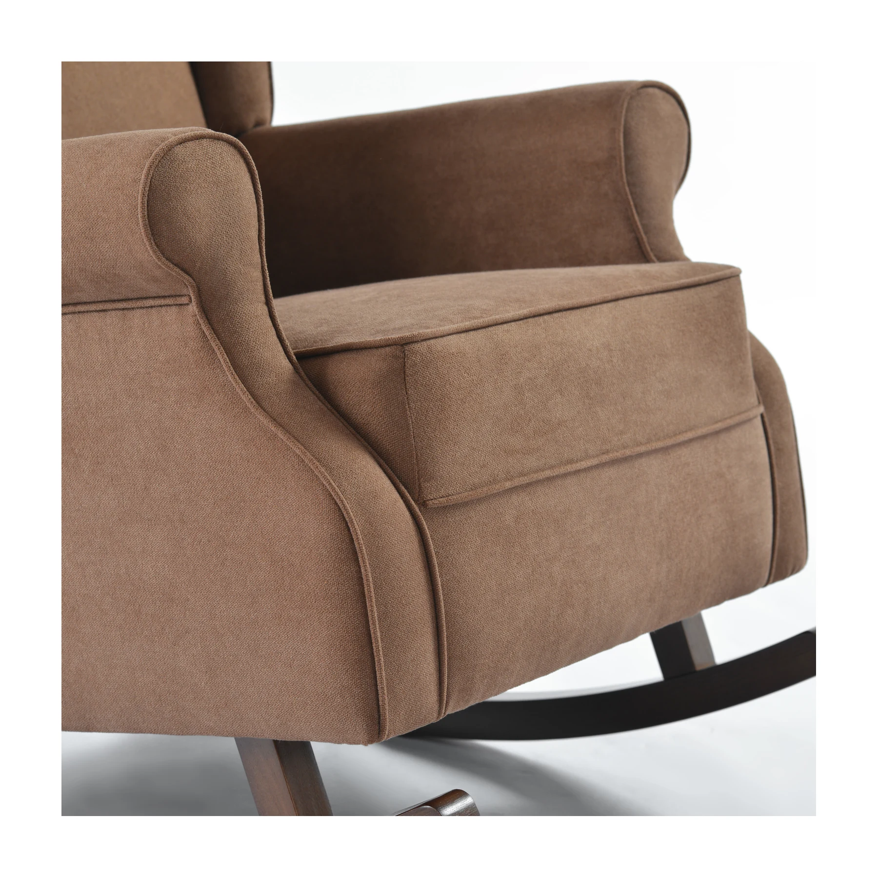 Haven Premium Rocking Chair — Brown — view 2
