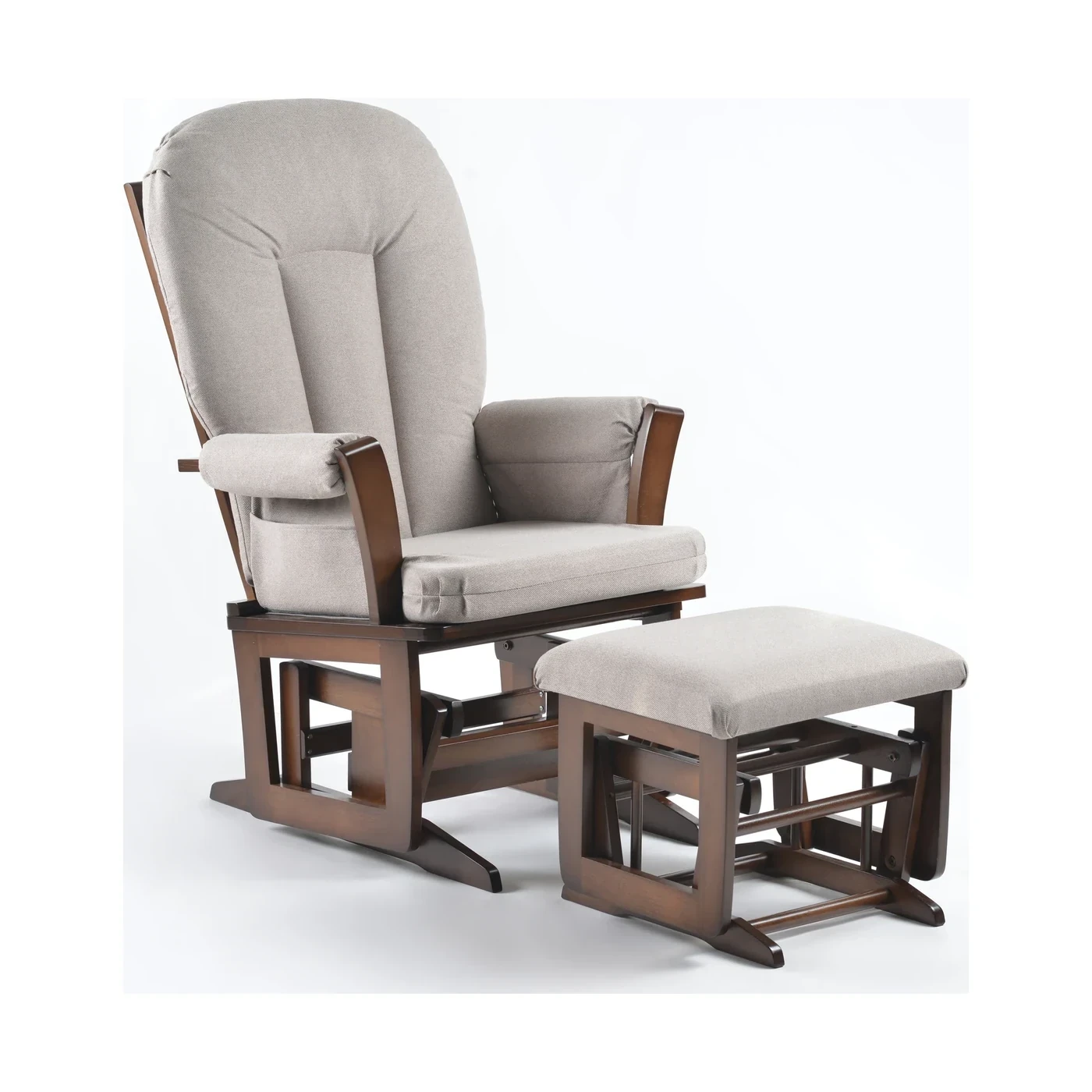 Light Gray / Walnut Base