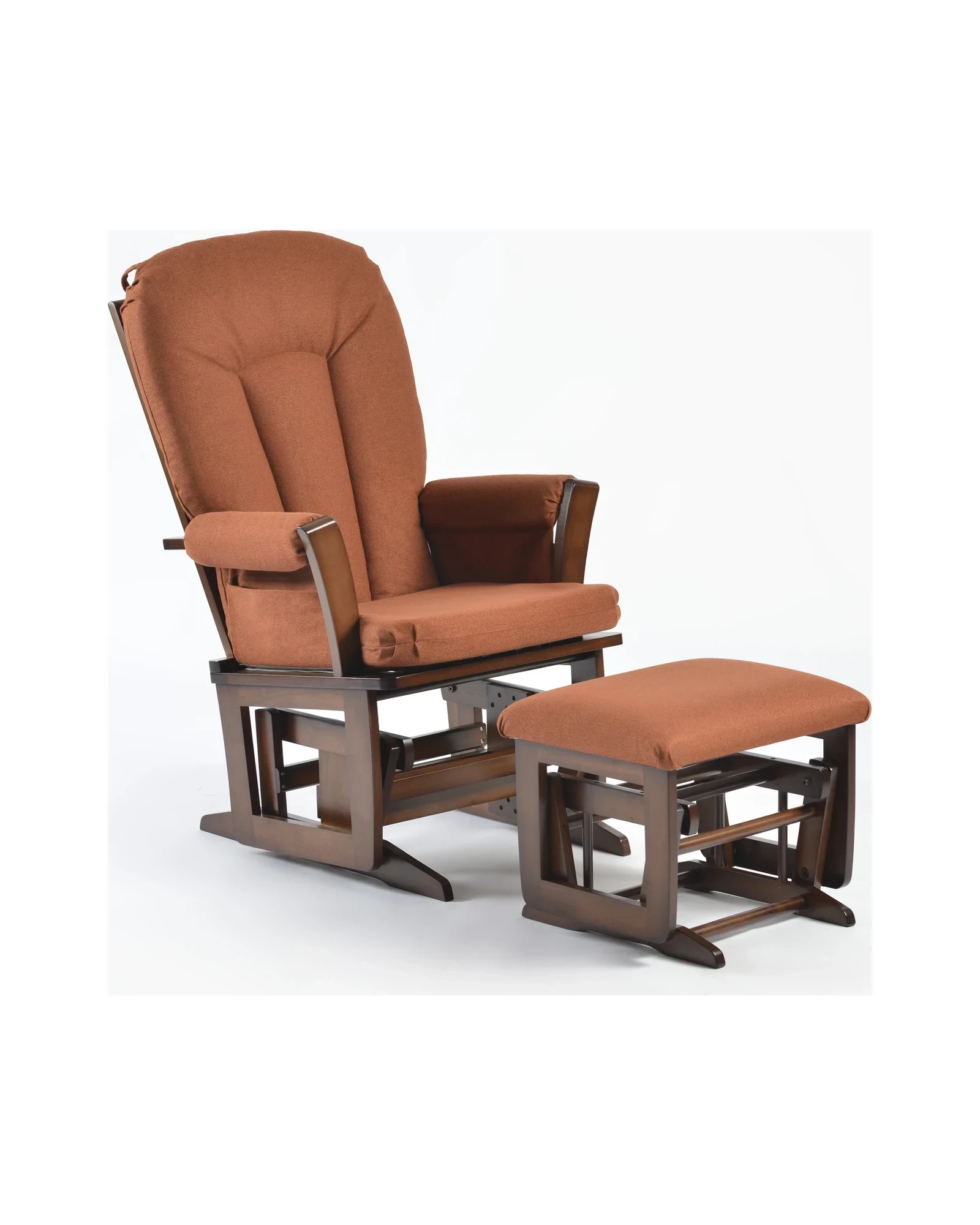 Comfort Deluxe Glider Chair and Ottoman Set — Anthracite — Norm