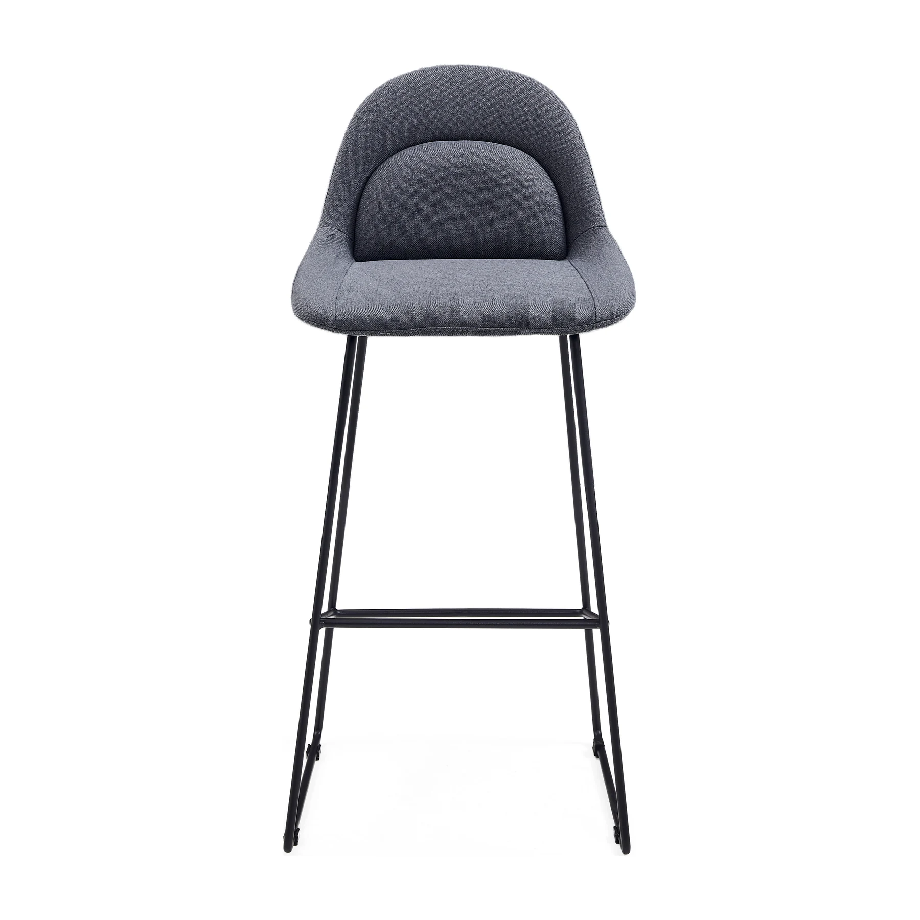 Leo Bar Stool — Anthracite — view 3