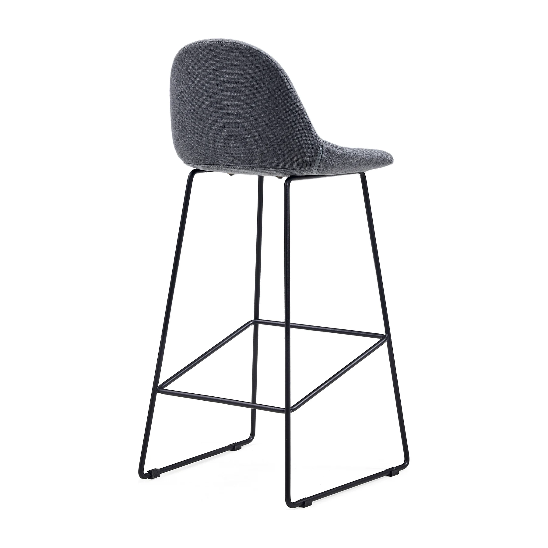 Leo Bar Stool — Anthracite — view 4