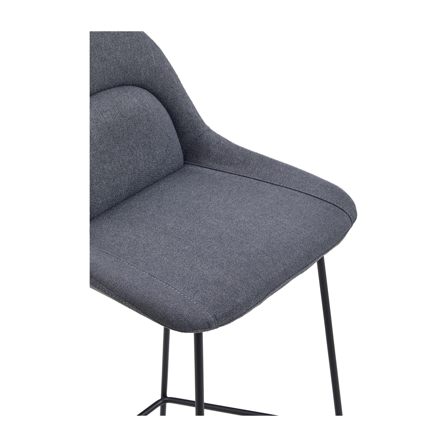 Leo Bar Stool — Anthracite — view 5