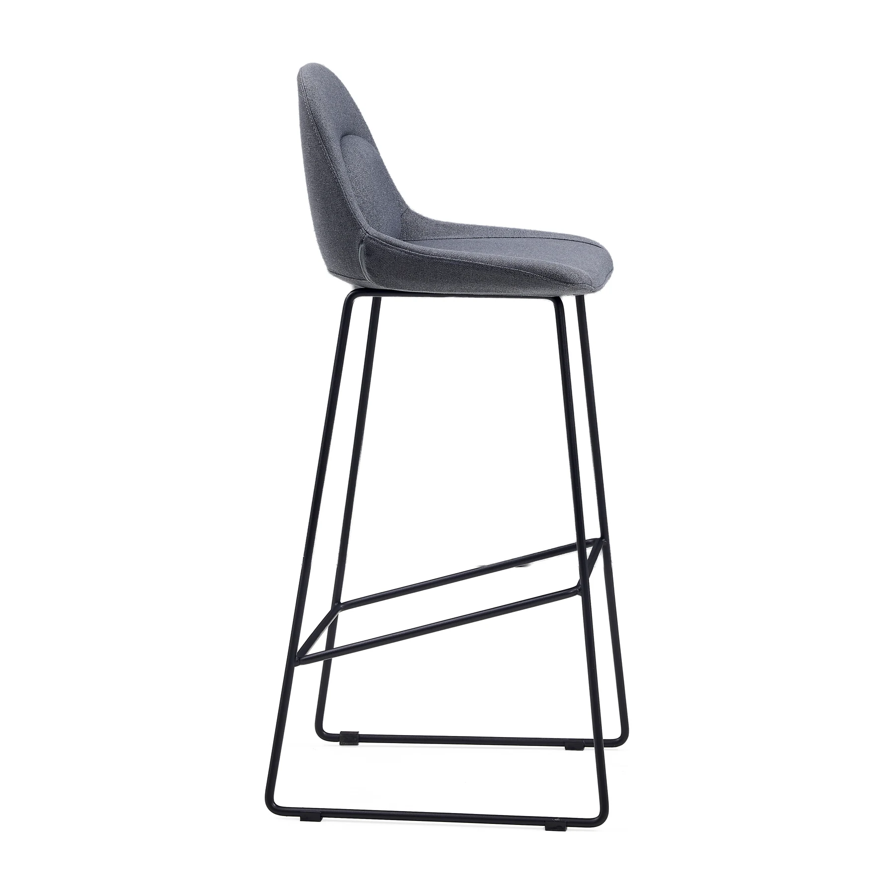 Leo Bar Stool — Anthracite — view 6